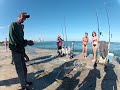 82 year old man catching a shark, bare hands