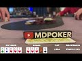 DEGEN OPEN SHOVES 150 BIGS PREFLOP AND I LOOK DOWN AT AK! | POKER VLOG #73