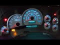 Hummer H2 instrument cluster repair with Blue LED upgrade