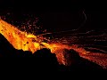Huge Volcano Lava Fountain - Hawaii 4k - Slow Motion Edition