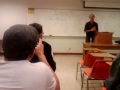 SDSU professor /San Deigo County CAO sings in class
