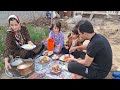 Nomadic lifestyle: The Rustic Lunch,Simple Village Lunch with Fresh Ingredients