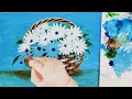 Easy Flowers Acrylic Painting / Simple Flowers Painting for Beginners / Ree Art