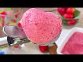 Strawberry Ice Cream: 2 Ingredients! But beware ! Can cause Extreme Happiness!