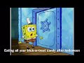 Halloween portrayed by SpongeBob