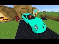 Mikey Poor Family vs JJ Rich Family Porsche Car Survival Battle in Minecraft