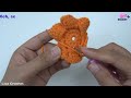 Crochet flower keychain! Fantastic flower! Crochet keychain!