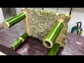 From The Most Broken Pieces Of Bamboo For Unexpected Results || Traditional Bamboo Recycling Process