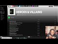 NoLifeShaq REACTS to Metro Boomin Heros And Villians
