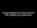 October 2019 5000 gold giveaway winners