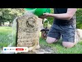 Repairing a Child's Marble Tablet Headstone