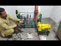 How To Make Flywheel Free Energy Generator With 5kv Alternator & 2HP Motor Connect Spring Machine