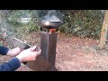 Big Fire Rocket Stove Test video