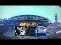 NFL on CBS intro 2022 - Raiders at Seahawks