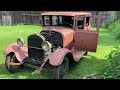 1929 Ford first start in 40 years: Model A Town Sedan