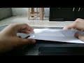 pesawat kertas handmade