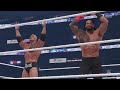 WWE 2K23 ROMAN REIGNS THE ROCK VS SOLO SIKAO AND UMAGA FOR WWE TAG TEAM CHAMPIONSHIP