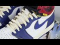 Air Jordan 1 by Union 'Storm Blue' Review and On Feet