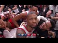 Playoff buzzer beaters but the crowd gets increasingly more hype