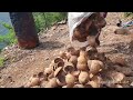 Coconut Shell Charcoal Making at Home | How to make Coconut Shell Charcoal at Home