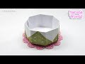 Origami -  Bowl, Dish (How to make a Paper Bowl, Tutorial)