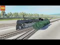 Steam train crashes #4 BeamNG Drive