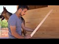 Building a Wooden House in 30 Days - Off Grid Cabin - Full Video