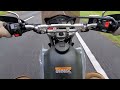 Yamaha XT250 SM wheels 16t/45t sprocket highway test 🛣 🙂🏁
