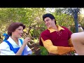 Belle Crashes Gaston’s Meet and Greet and She Tries to ESCAPE! Disneyland #disney