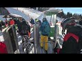 [4K] Skiing La Plagne, Champagny - The Sunny Side - Levasset (Blue), Paradiski France, GoPro HERO11