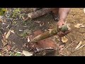 The process of making an ax from steel per