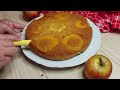 Recette de délicieux gâteau renversée aux pommes | Facile et rapide | Apple upside down cake