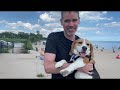 Oliver meets his fans at the beach