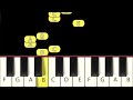 Bling-Bang-Bang-Born (Creepy Nuts)  - Fast and Slow (Easy) Piano Tutorial - Beginner