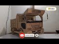 how to make nissan dump truck | with cardboard