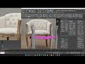 3DS Max Modeling Practices | 全城熱賣 - 實木仿古椅美式餐椅/Joylove Leisure Sofa | Piano&Rain | Part 2