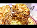 Wow! We put a whole hamburger on top of the pizza. Crazy Pizza Restaurant / Korean Street Food