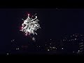German fireworks from balcony Sylvester 2018/19