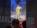 Jonathan Majors Perseverance Award Speech - Breaks Down And Speaks Out