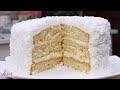 How to Make Coconut Cream Cake 🥥🍰  #coconutcake #cakerecipes