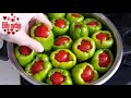 Stuffed Bell Peppers with Olive Oil! Healthy Turkish 'Biber 