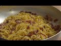 Pasta Carbonara with Prosciutto (Fettuccine alla Papalina) | Pope Pius XII's Pasta