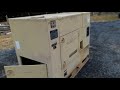 2010 Reset Military Diesel Generator 15KW MEP-804A 3PH 120/208, 240/416v 50/60Hz SOLD