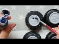 Cómo hacer NEUMÁTICOS BASE para coche tarta fondant SUPERFÁCIL ASMR Unintentional EASY fondant tires