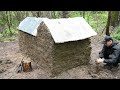 Shelter Construction | Alone in the Forest | Wilderness Survival.