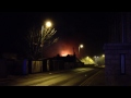 Peterhead | Scotland | Large Fire Night-time View