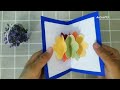 Easy DIY gift Paper Flower Pop-Up Card | Step-by-Step Tutorial