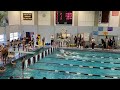 1/11/22 WHS swim meet with Farmington Medley Relay