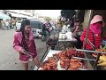 Top of 3 Kind Grilled Meat! Pork, Chicken & Duck - Cambodian Street Food
