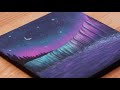 💜Dreamy waterfall | Relaxing Acrylic Painting #272